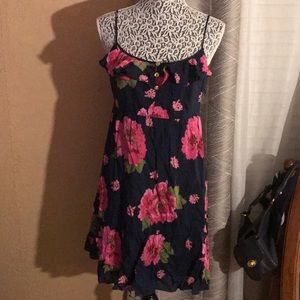 Juice couture dresse blue &pink flower